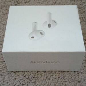 Apple White AirPods Pro Retail Box with Earbud Illustration